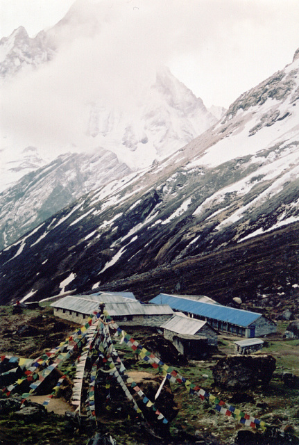nepal abc view over base camp