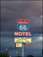 route 66 motel sign