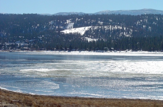 ice on lake