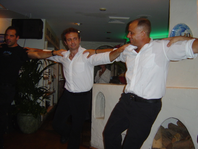 greek dancers