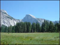 half dome from cooks meadow