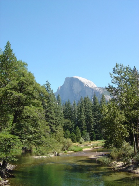 half dome from merced