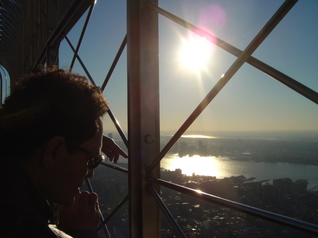hudson river from the empire state