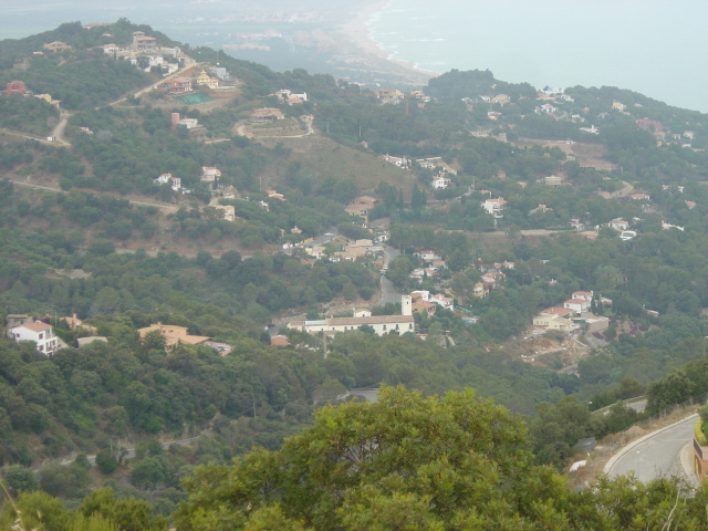 begur castle, you can see our house from here