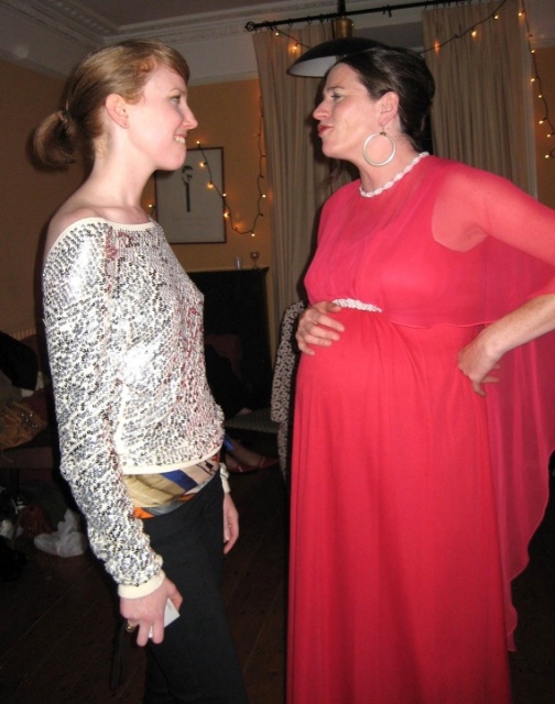 Maternity cocktail dress